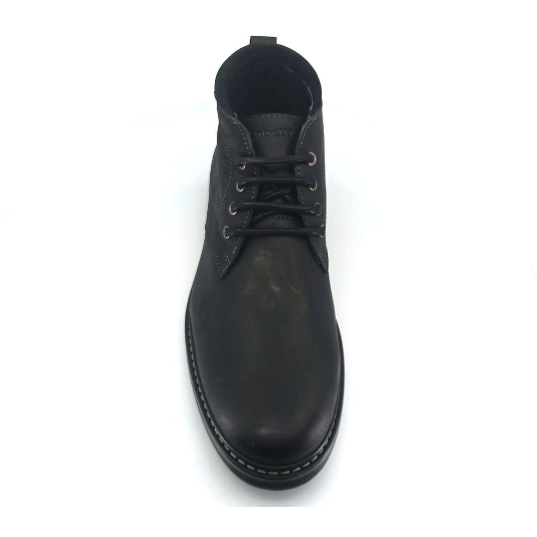 Luisetti 37801 (μαύρο δέρμα) ανδρικά μποτάκια