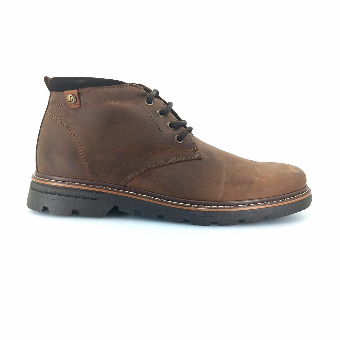 Luisetti 37801 (καφέ δέρμα) ανδρικά μποτάκια