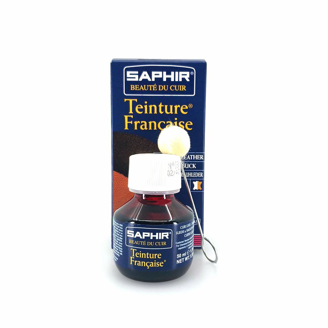 Saphir teinture francaise 50 ml (bordeaux 08) - μόνιμη βαφή υποδημάτων
