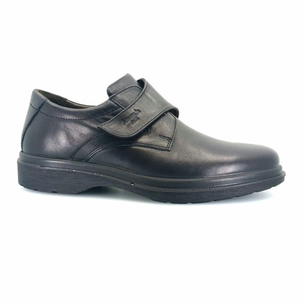 Boxer 19332 (μαύρο δέρμα) ανδρικά velcro