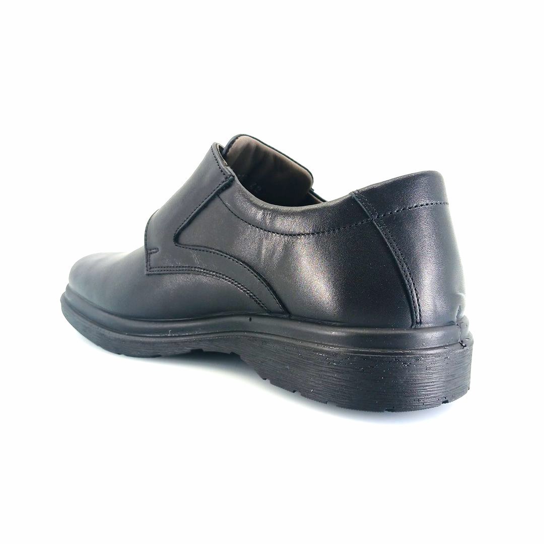 Boxer 19332 (μαύρο δέρμα) ανδρικά velcro