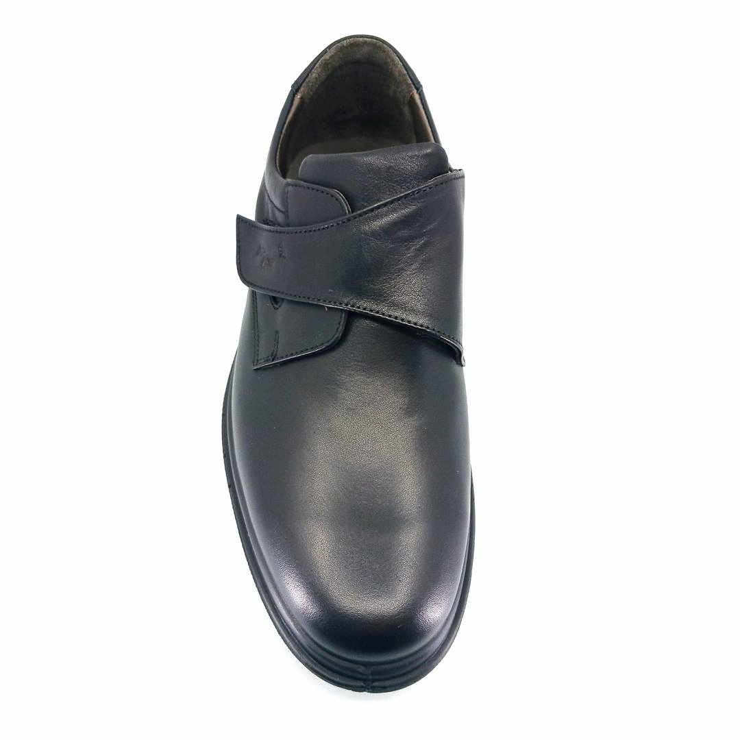 Boxer 19332 (μαύρο δέρμα) ανδρικά velcro