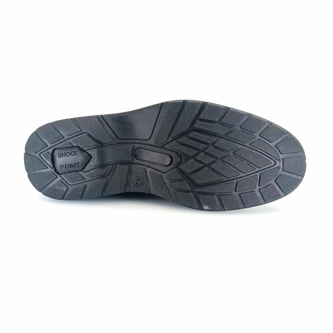 Boxer 19332 (μαύρο δέρμα) ανδρικά velcro