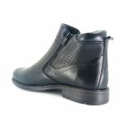 Boxer 41105 (μαύρo δέρμα) ανδρικά μποτάκια