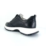 Boxer 53601 (μαύρο δέρμα) γυναικεία sneakers