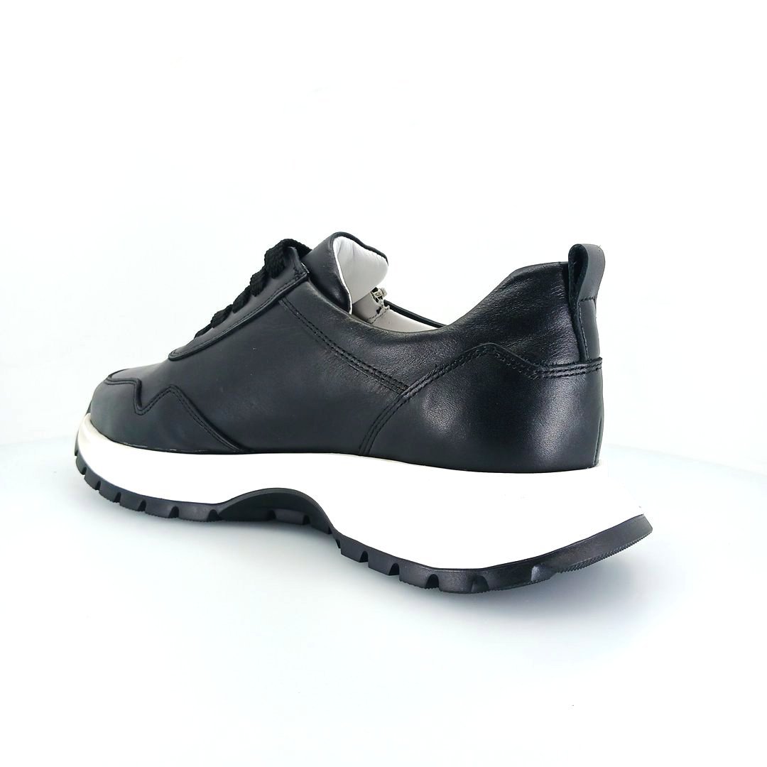 Boxer 53601 (μαύρο δέρμα) γυναικεία sneakers