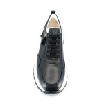 Boxer 53601 (μαύρο δέρμα) γυναικεία sneakers