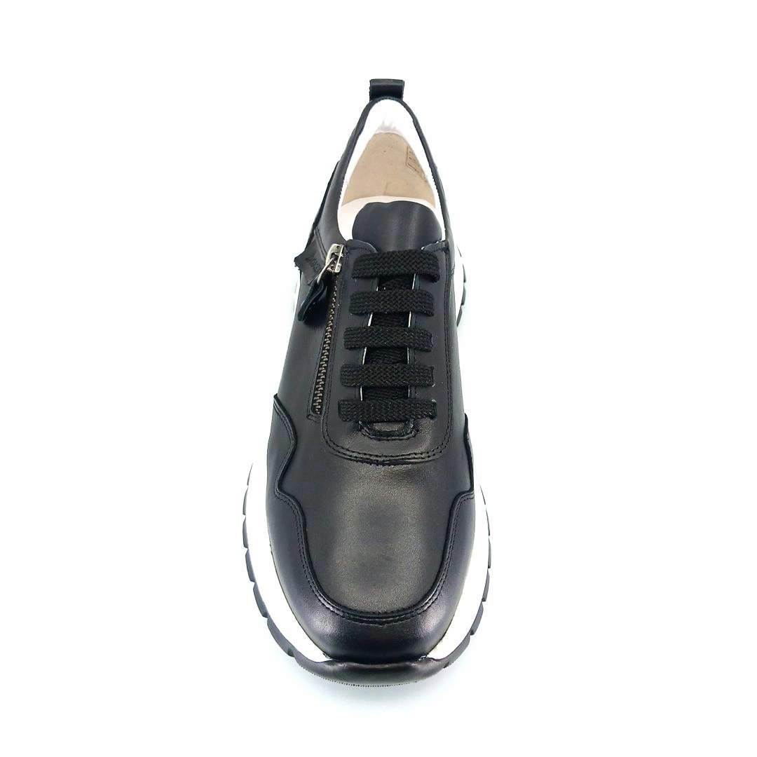 Boxer 53601 (μαύρο δέρμα) γυναικεία sneakers