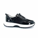 Boxer 53601 (μαύρο λουστρίνι) γυναικεία sneakers