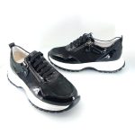 Boxer 53601 (μαύρο λουστρίνι) γυναικεία sneakers