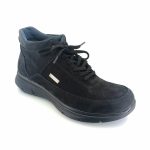 Luisetti 36105 (μαύρο nubuck) ανδρικά μποτάκια