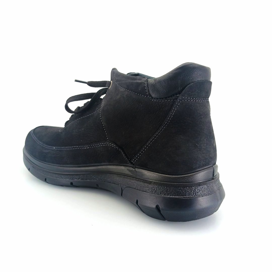 Luisetti 36105 (μαύρο nubuck) ανδρικά μποτάκια