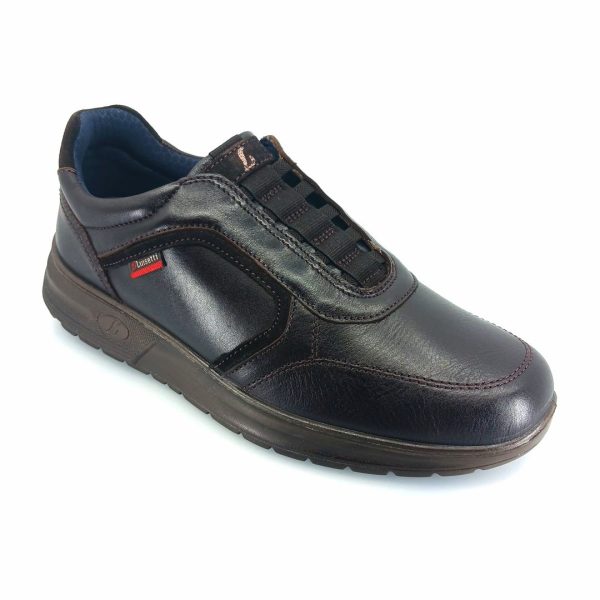 Luisetti 36218 (καφέ δέρμα ) ανδρικά sneakers
