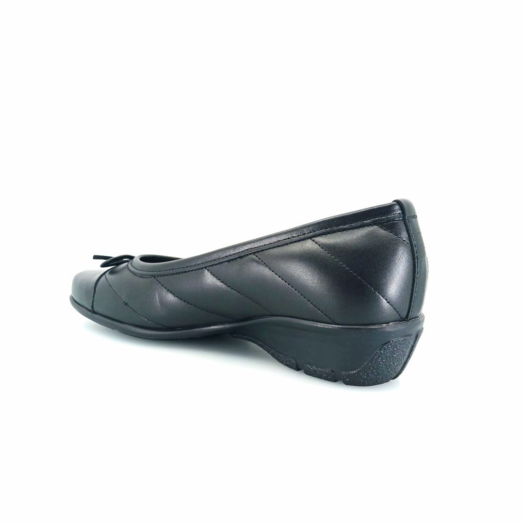 Boxer 51601 (μαύρο δέρμα) flat pumps