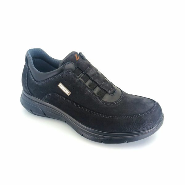 Luisetti 36101 (μαύρο nubuck) ανδρικά sneakers