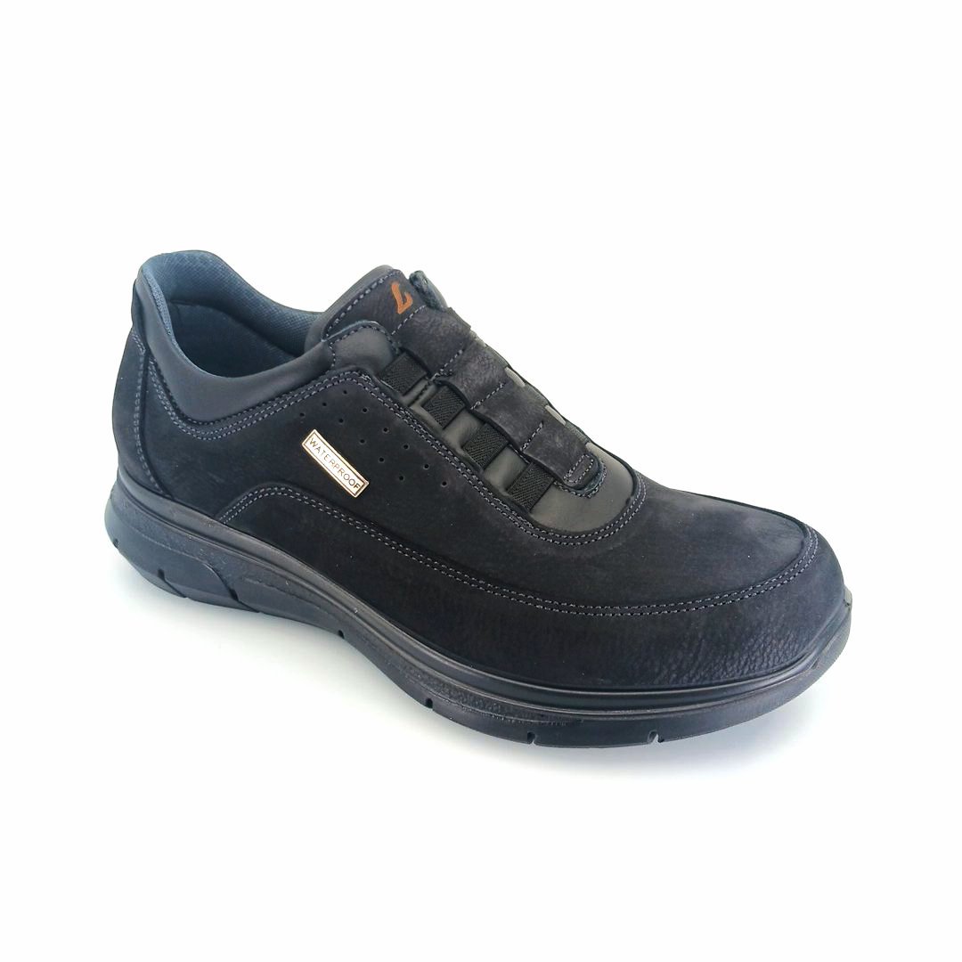 luisetti-36101-black-1 Luisetti 36101 (μαύρο nubuck) ανδρικά sneakers