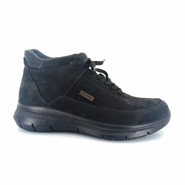 Luisetti 36105 (μαύρο nubuck) ανδρικά μποτάκια