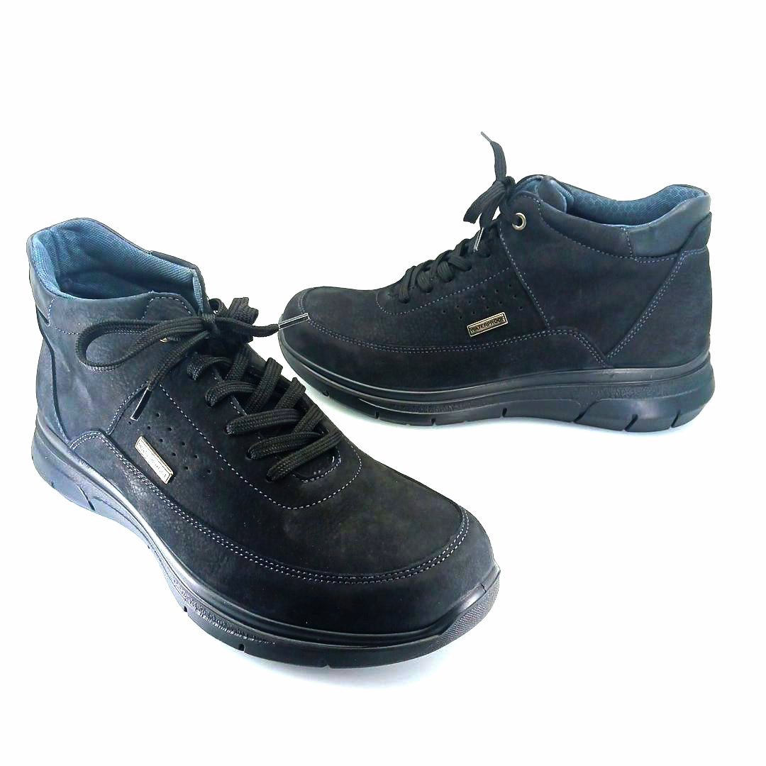 Luisetti 36105 (μαύρο nubuck) ανδρικά μποτάκια