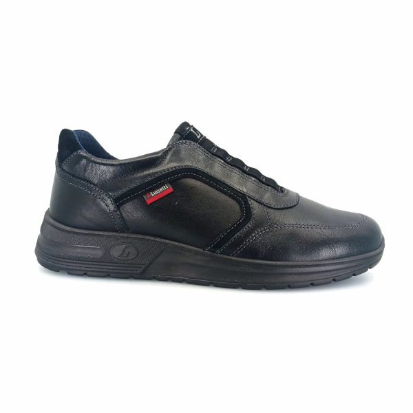 Luisetti 36218 (μαύρο δέρμα ) ανδρικά sneakers