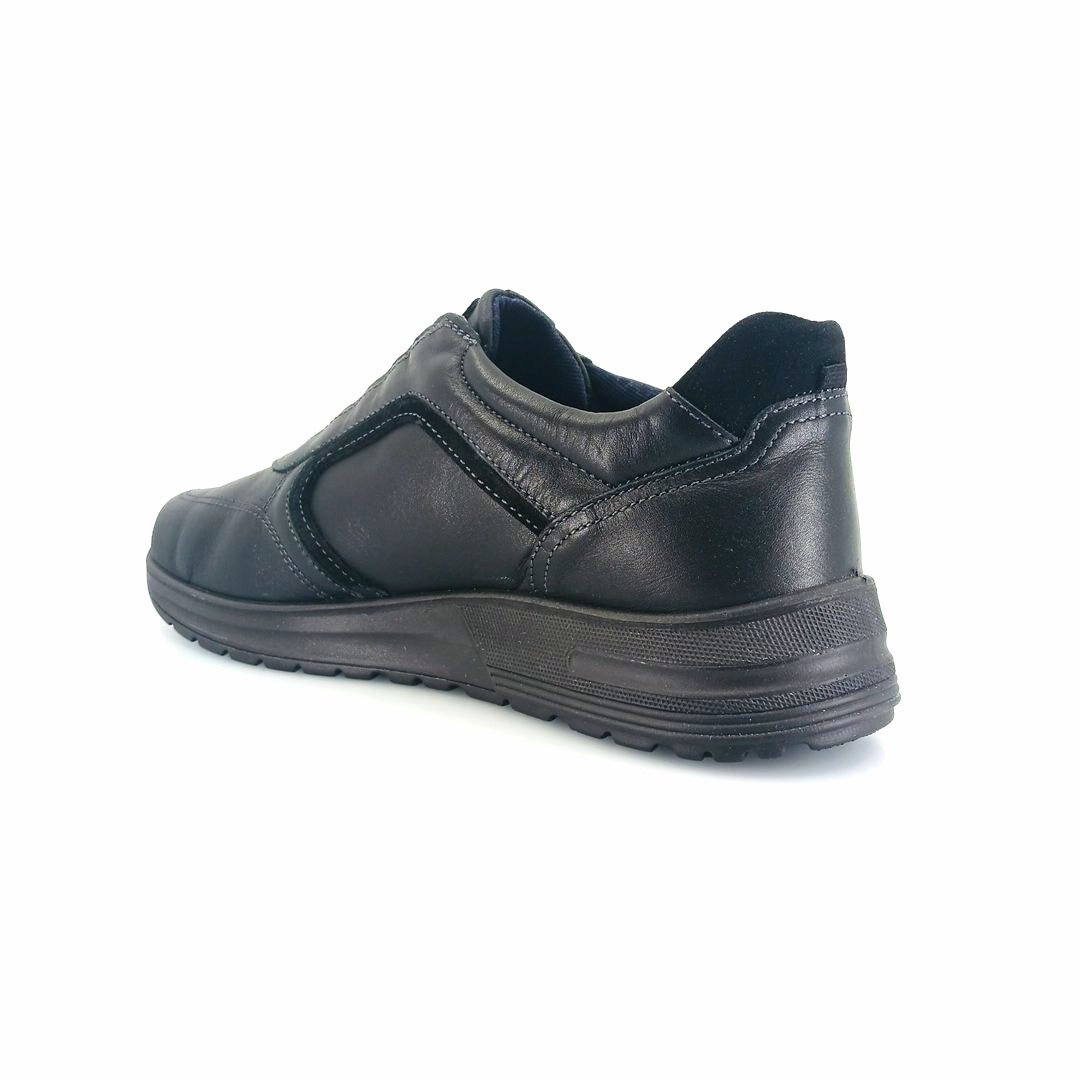 Luisetti 36218 (μαύρο δέρμα ) ανδρικά sneakers