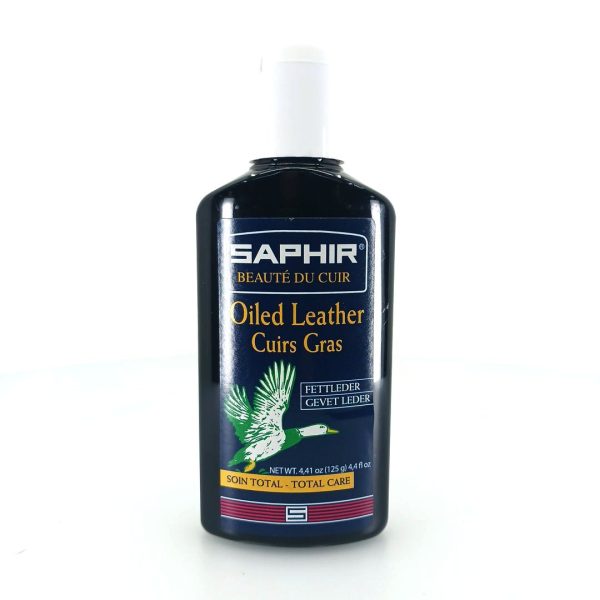 Saphir Oiled Leather Cuirs Gras (μαύρο) 125ml