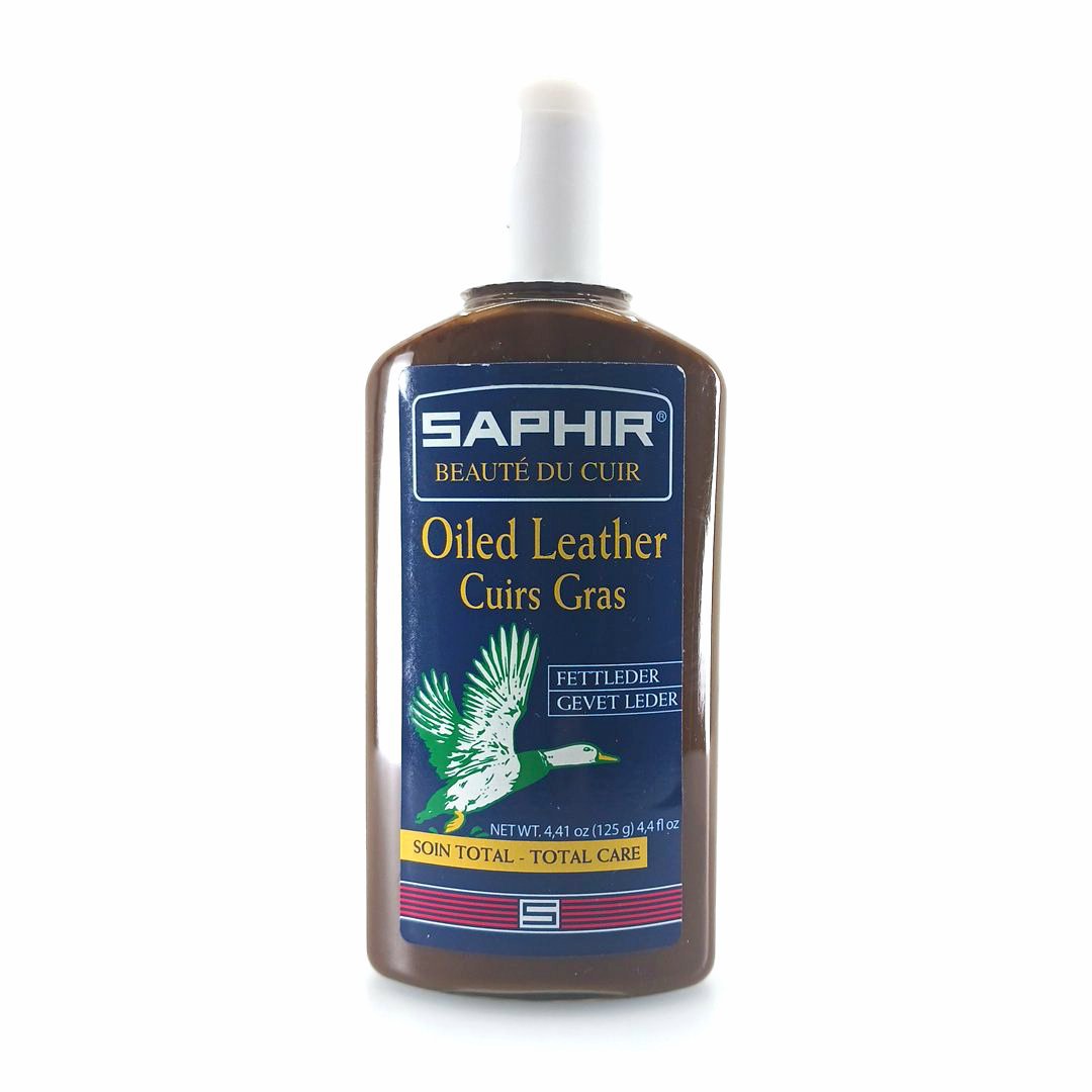 Saphir Oiled Leather Cuirs Gras (medium brown 37) 125ml