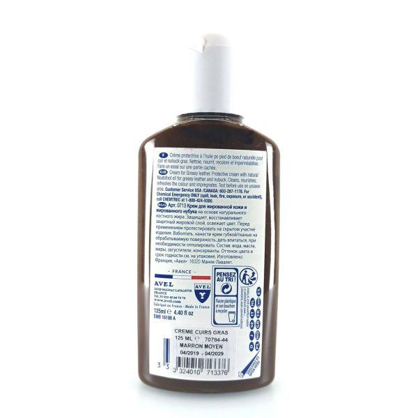 Saphir Oiled Leather Cuirs Gras (medium brown 37) 125ml