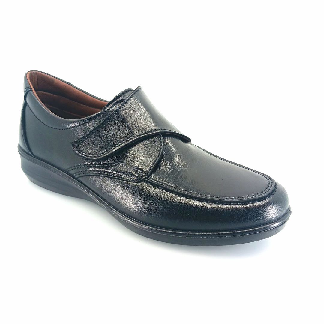 luisetti-0306-black-1 Luisetti 0306 (μαύρο δέρμα) γυναικεία velcro