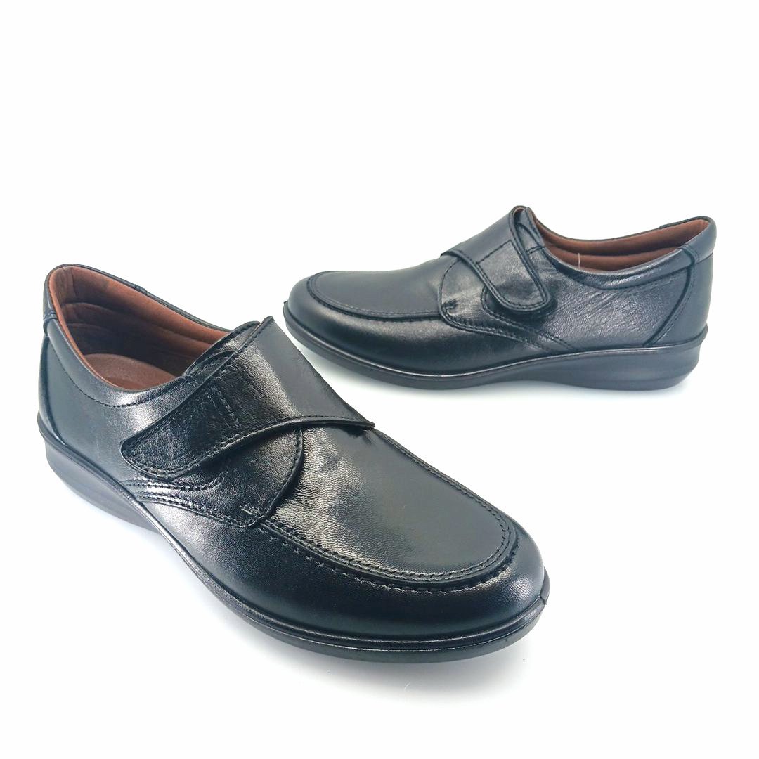 Luisetti 0306 (μαύρο δέρμα) γυναικεία velcro