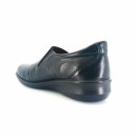 Luisetti 0308 (μαύρο δέρμα) γυναικεία slip-on