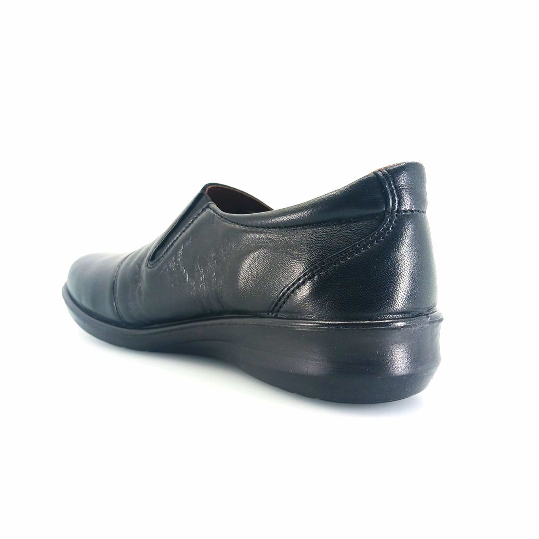 Luisetti 0308 (μαύρο δέρμα) γυναικεία slip-on