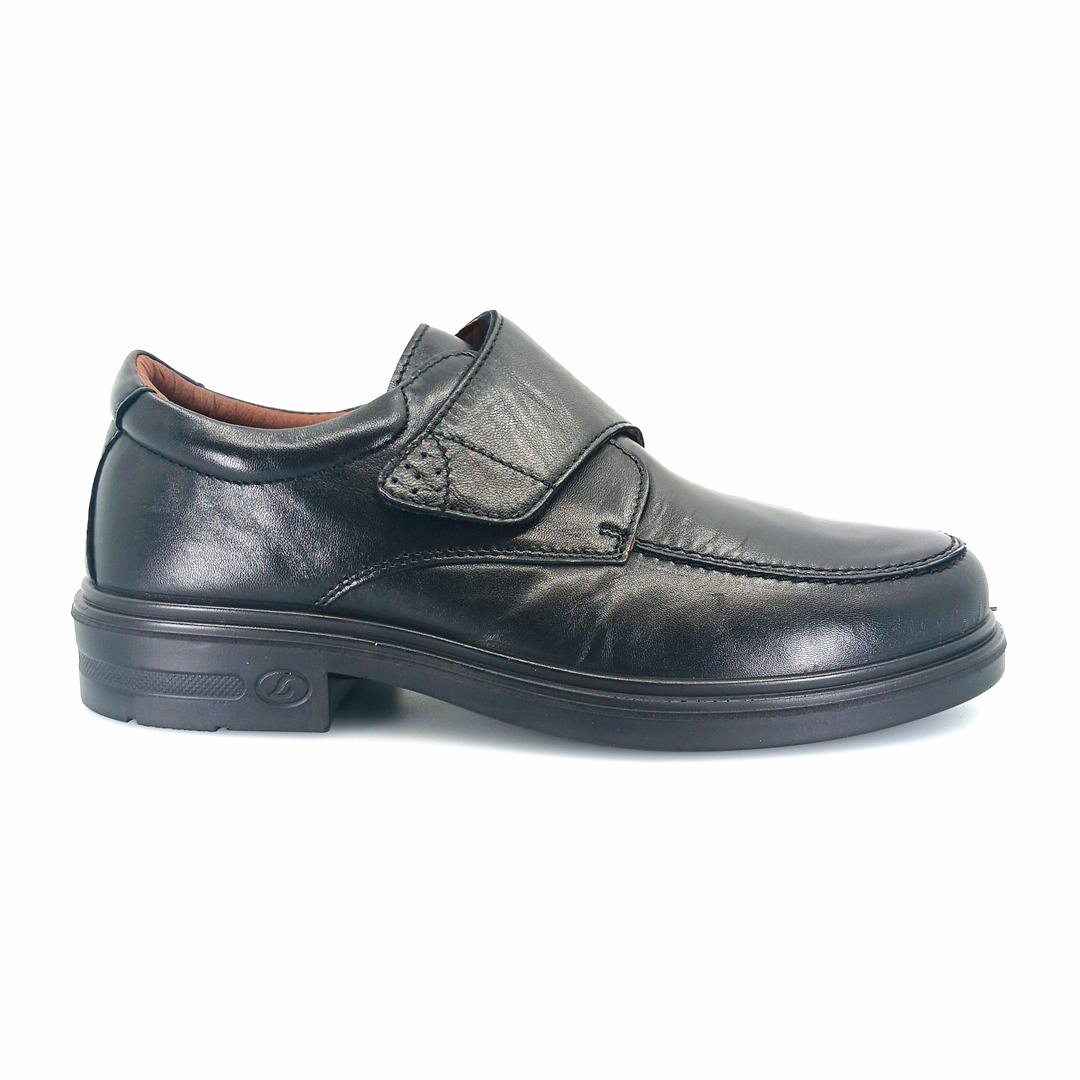 Luisetti 33653 (μαύρο δέρμα) ανδρικά velcro