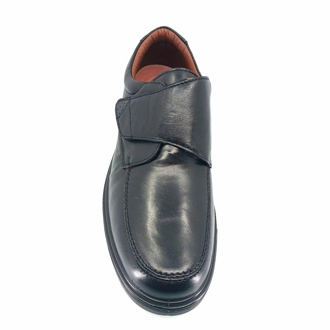 Luisetti 33653 (μαύρο δέρμα) ανδρικά velcro
