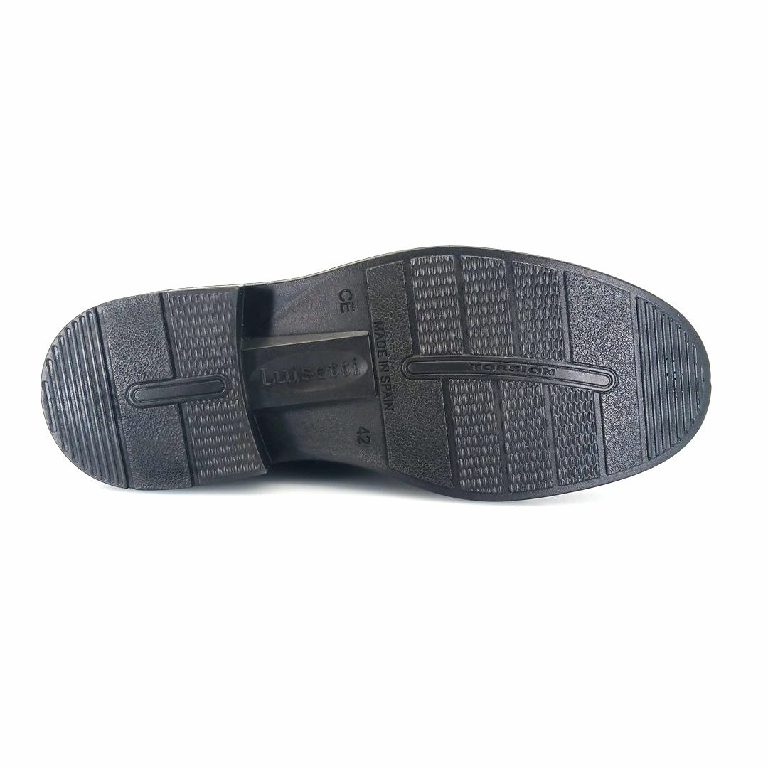 Luisetti 33653 (μαύρο δέρμα) ανδρικά velcro