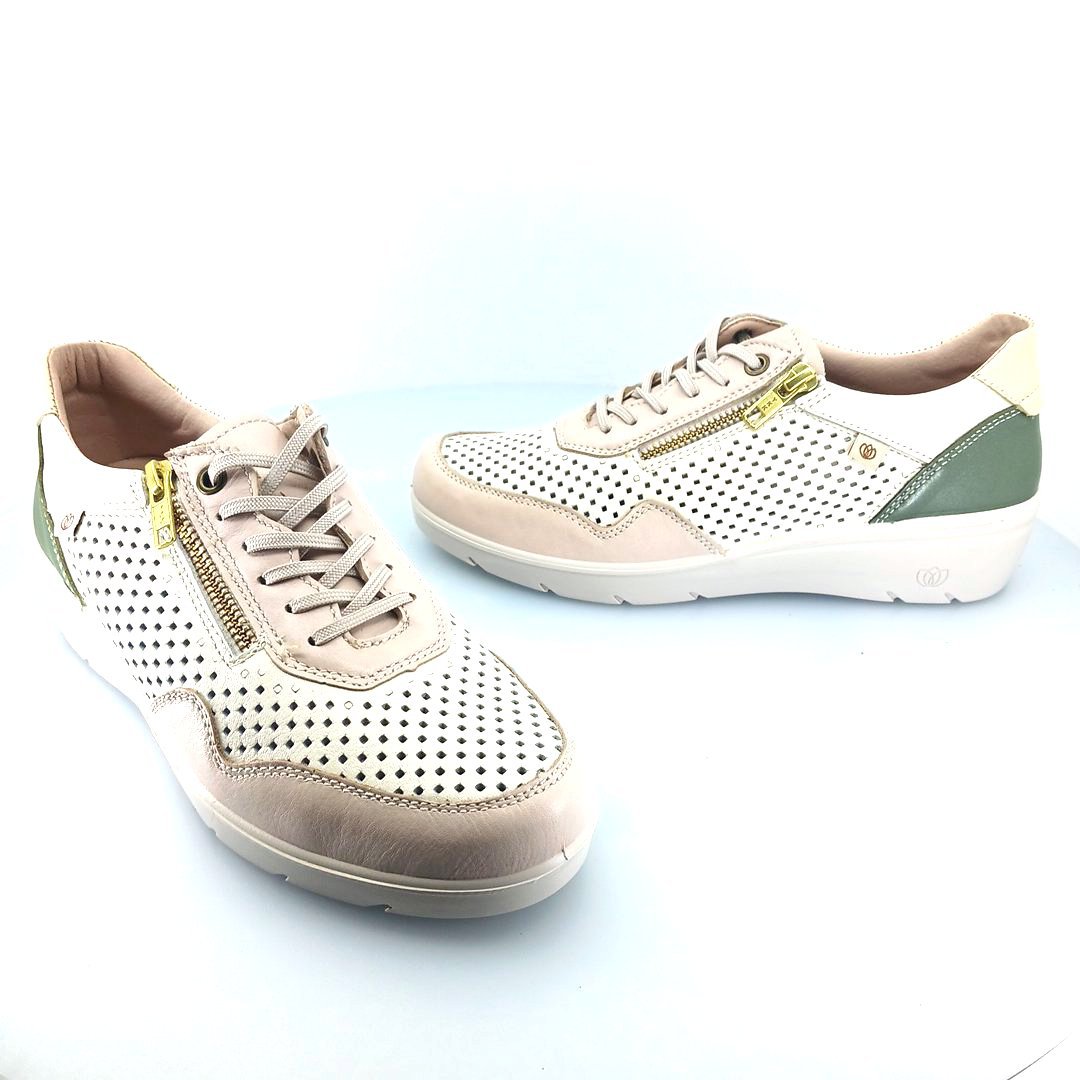 Laura Azana 26823 (μπεζ δέρμα) γυναικεία sneakers