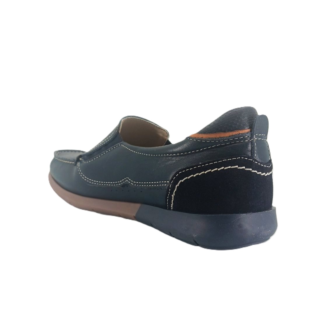Luisetti 29305 (μπλε δέρμα) ανδρικά μοκασίνια