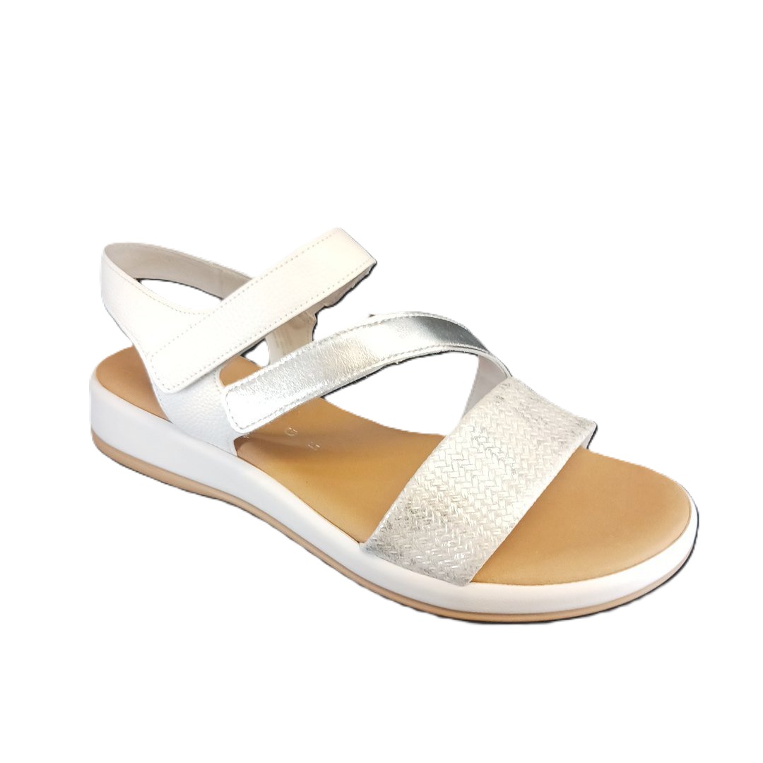 gabor-733.51.white-1 Gabor 733.51 γυναικεία πέδιλα (λευκό δέρμα)