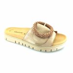 Gabor 745.14 γυναικείες παντόφλες (μπεζ - καραμέλα suede)