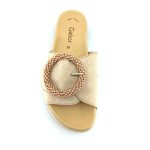 Gabor 745.14 γυναικείες παντόφλες (μπεζ - καραμέλα suede)