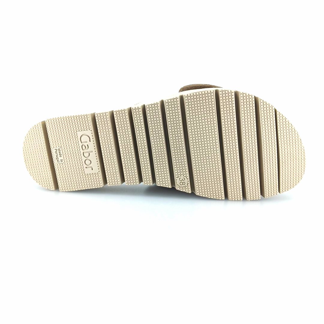 Gabor 745.14 γυναικείες παντόφλες (μπεζ - καραμέλα suede)
