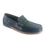Luisetti 29301 (μπλε δέρμα) ανδρικά μοκασίνια