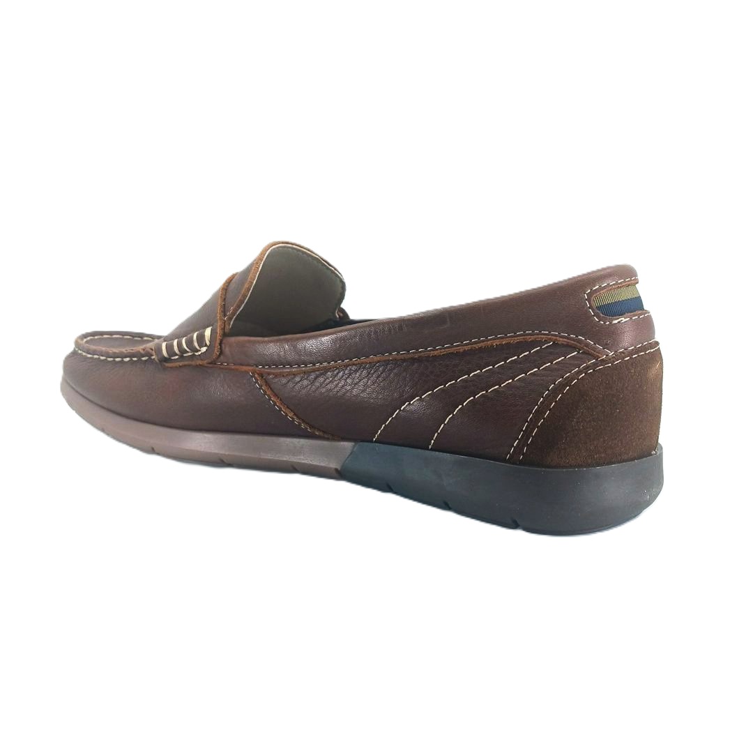 Luisetti 29301 (κονιάκ δέρμα) ανδρικά μοκασίνια
