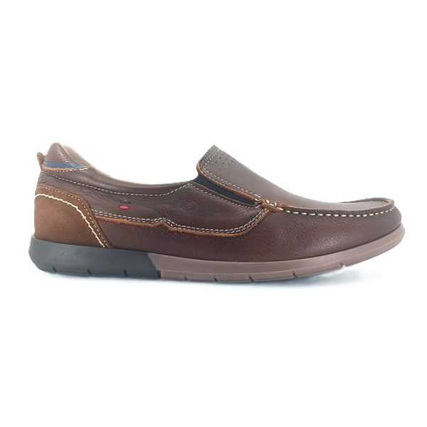 Luisetti 29305 (κονιάκ δέρμα) ανδρικά μοκασίνια