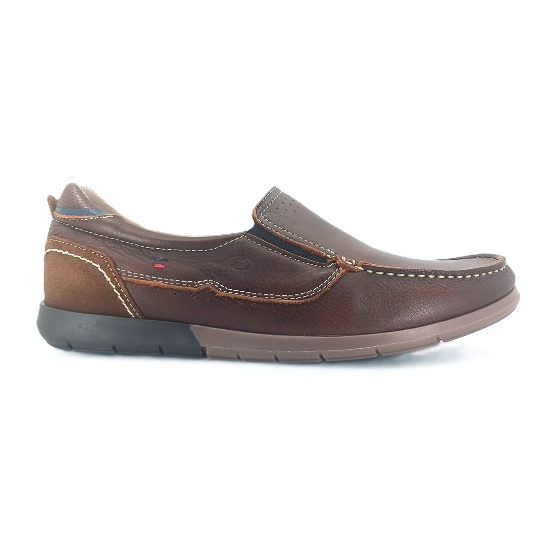 Luisetti 29305 (κονιάκ δέρμα) ανδρικά μοκασίνια