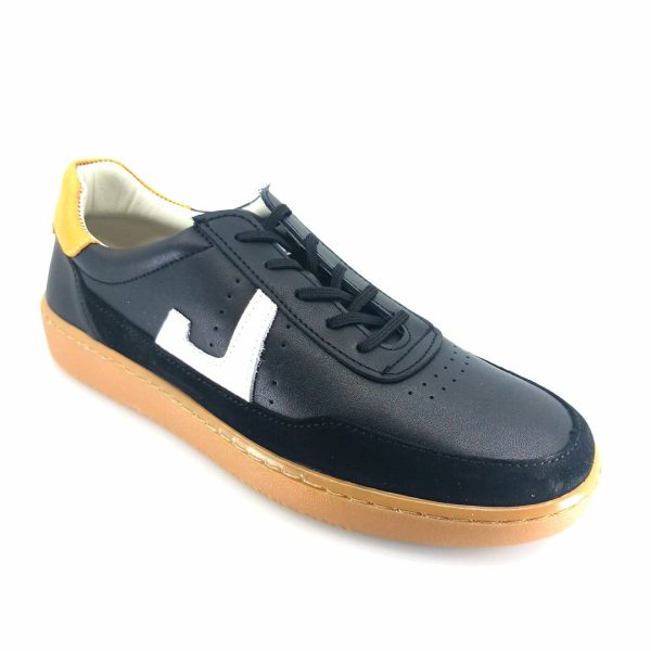 Luisetti 38402 (μαύρο δέρμα) ανδρικά sneakers