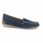Gabor 260.16 γυναικεία μοκασίνια (μπλε δέρμα nubuck)