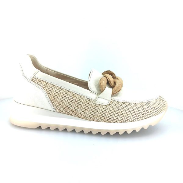 Gabor 471.40 γυναικεία horsebit sneakers (γήινο μπεζ)