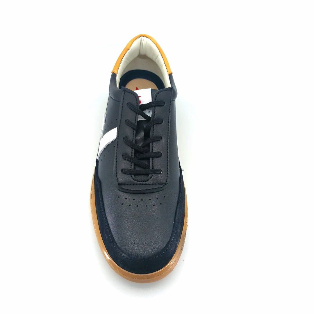 Luisetti 38402 (μαύρο δέρμα) ανδρικά sneakers