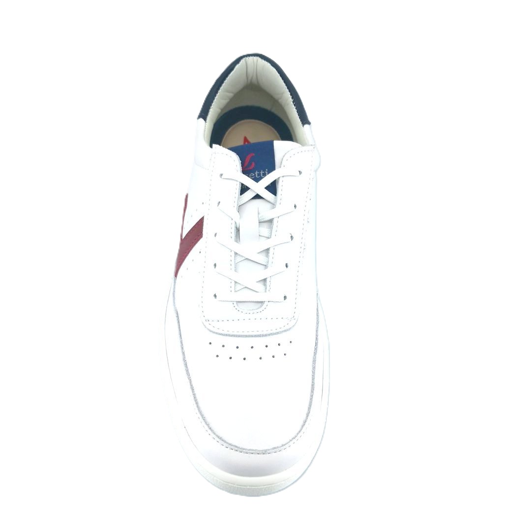 Luisetti 38402 (λευκό δέρμα) ανδρικά sneakers