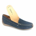 Gabor 260.16 γυναικεία μοκασίνια (μπλε δέρμα nubuck)
